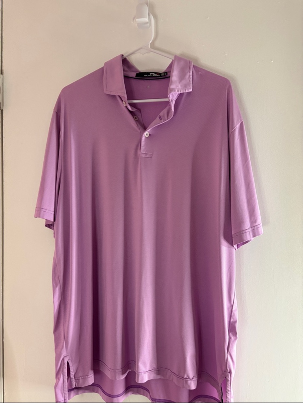 RLX Ralph Lauren Men's Polo in Lavender